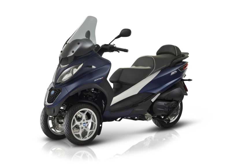 Scooter de três rodas da Piaggio tem novas versões