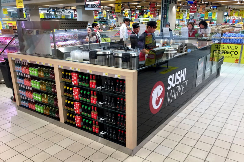 Continente cria quiosques de sushi nas suas lojas