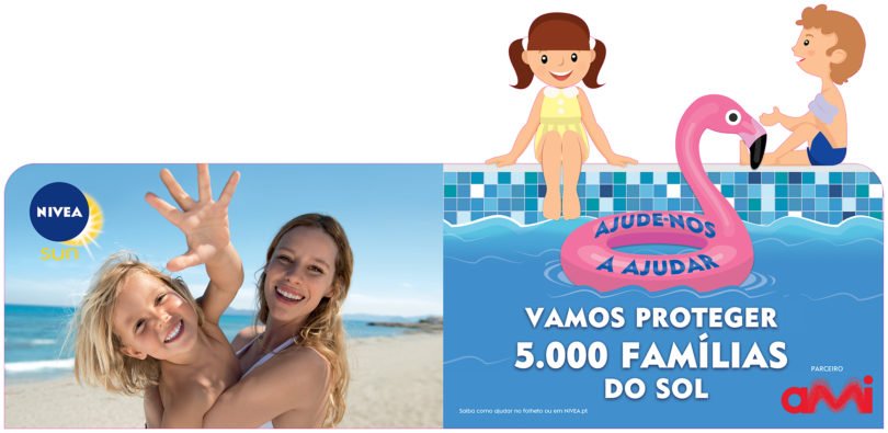 NIVEA PROTEGE  FAMÍLIAS DO SOL