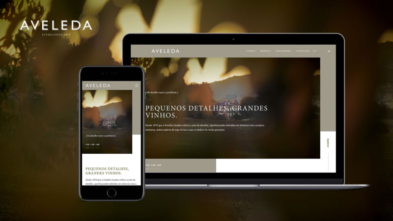 Aveleda lança novo site a pensar no mobile