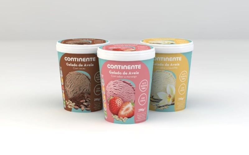 Continente lança gelados à base de aveia