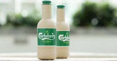 Carlsberg cria garrafa de cerveja com fibras de madeira