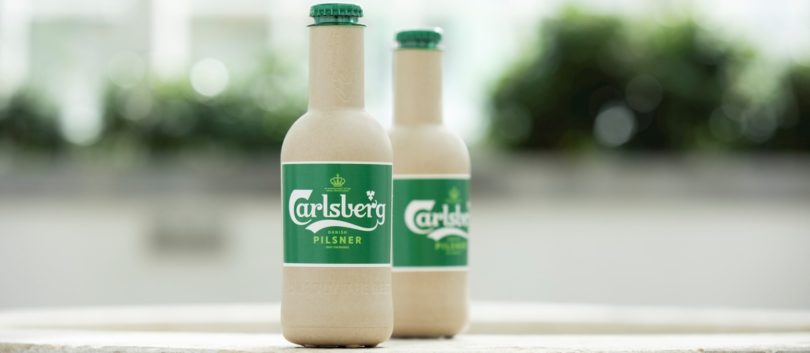 Carlsberg cria garrafa de cerveja com fibras de madeira
