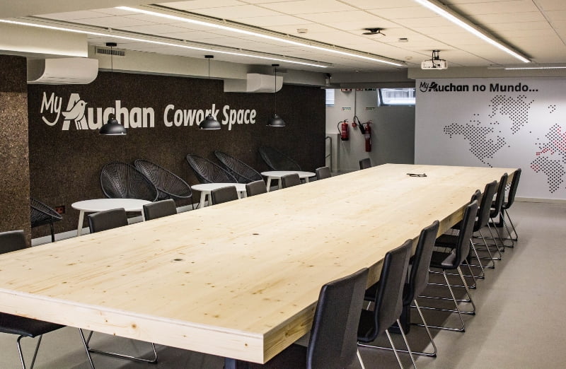 Cowork da Auchan já recebeu mais de 12 mil pessoas