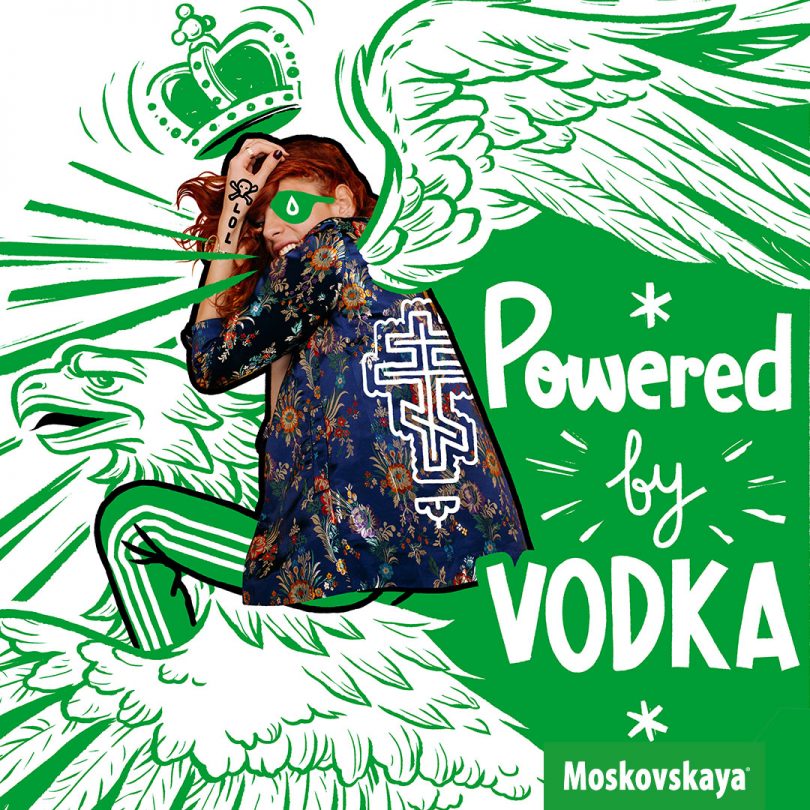 MOSKOVSKAYA Powered brand e
