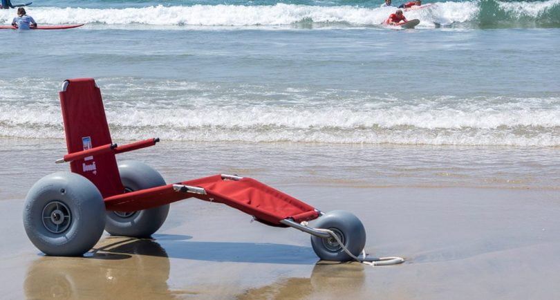 Cadeira anfíbia de surf adaptado vence prémio de Excellent Product Design