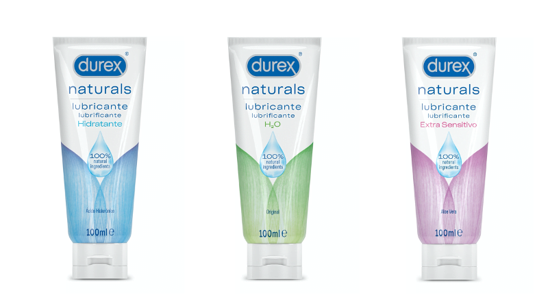 Durex lança gama de lubrificantes 100% naturais