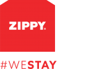 ZIPPY LOGO STAY HOME  e