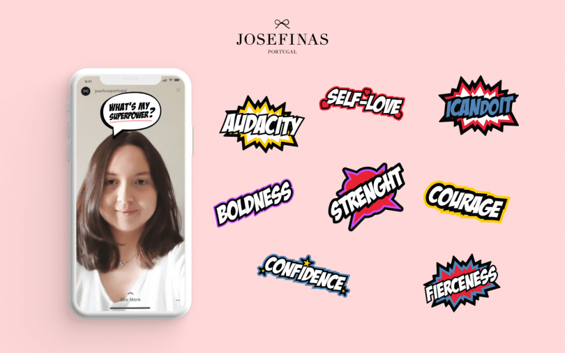 Josefinas lança filtro de Instagram com Realidade Aumentada