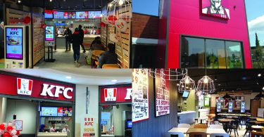 KFC inaugura cinco restaurantes