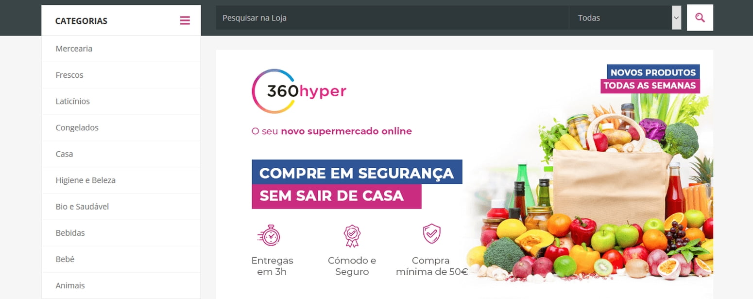 360imprimir cria novo supermercado online