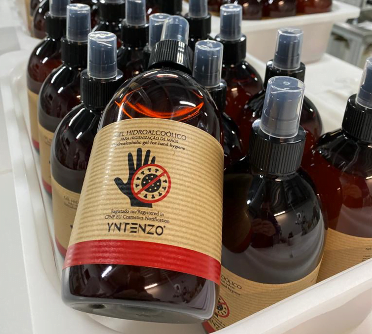 Marca portuguesa de perfumes dedica toda a sua produção ao fabrico de gel desinfetante