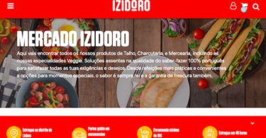 A Izidoro abriu uma nova loja online onde é possível encomendar produtos nas categorias de talho, charcutaria e mercearia.