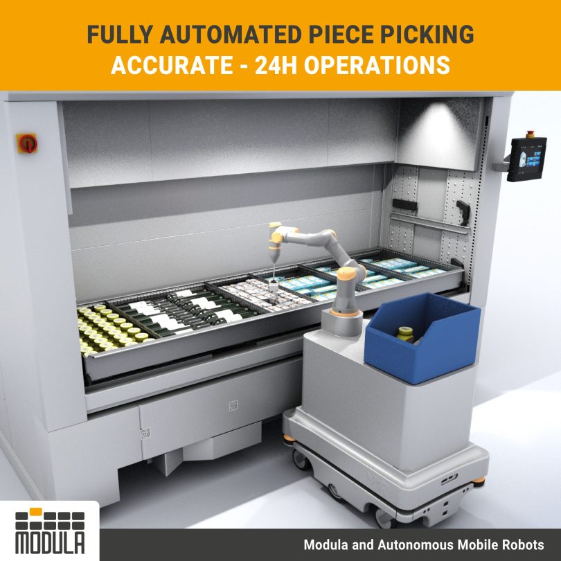 Modula e MiR Robots apresentam solução automatizada para intralogística