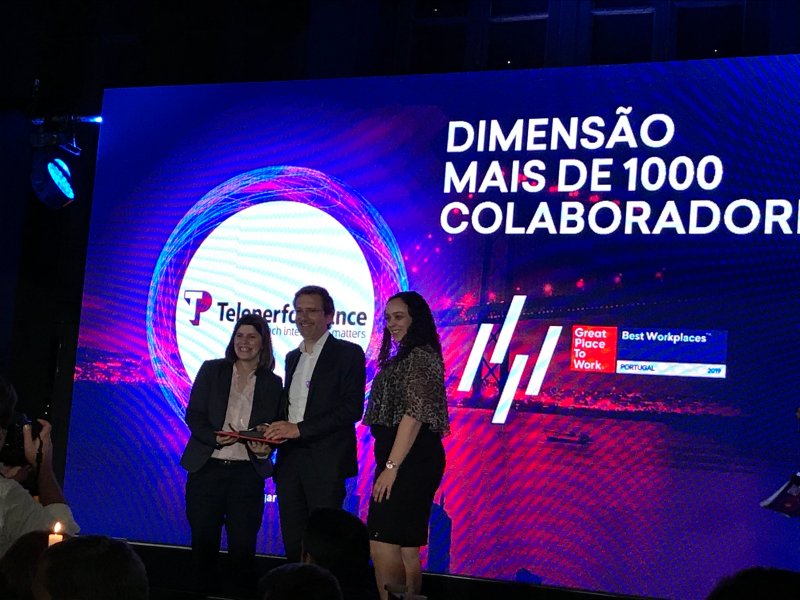 Teleperformance volta a ser considerada uma das melhores empresas para trabalhar em Portugal