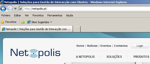 Netopolis com novo site