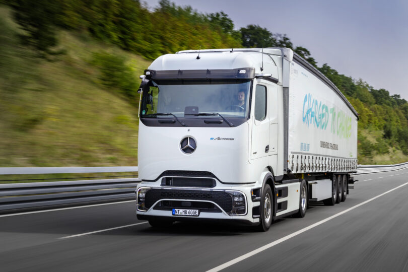 Mercedes vai fazer o maior teste em estrada com novo camião elétrico