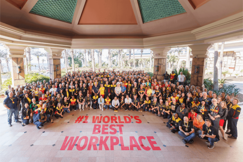 DHL Express é a melhor empresa para trabalhar do mundo