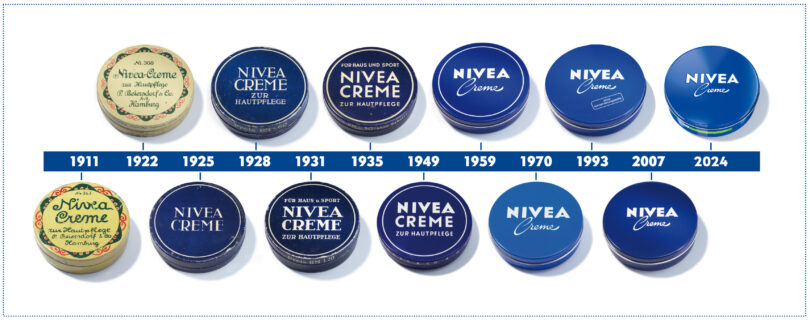 Nivea assinala o centenário do design que se tornou símbolo mundial