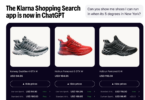 Klarna lança pesquisa de compras no ChatGPT