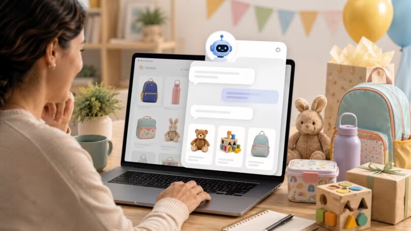 Há um novo assistente com IA para ajudar a escolher presentes infantis online